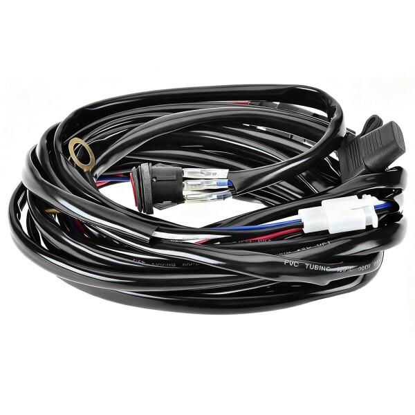 Largoods バイク用/車用 リレーハーネス ハーネスヒューズLED搭載 １灯用 防水防漏電 耐...