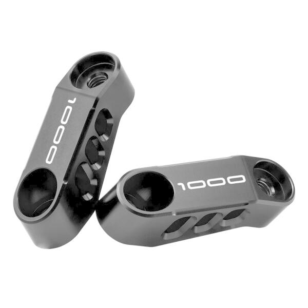 MotHeart バイクミラー延長ブラケット 対応 GSX-S 1000 2015-2025 GSX...