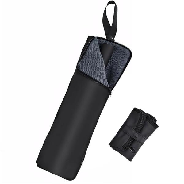 傘カバー肩紐付き マイクロファイバー 傘袋 折りたたみ傘 ケース 吸水 傘ケース 折り畳み傘収納