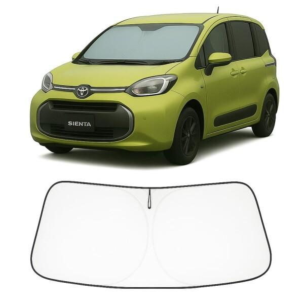 Proadsy トヨタ シエンタ 10系 (2022-現在) 専用 フロントサンシェード 折りたたみ...