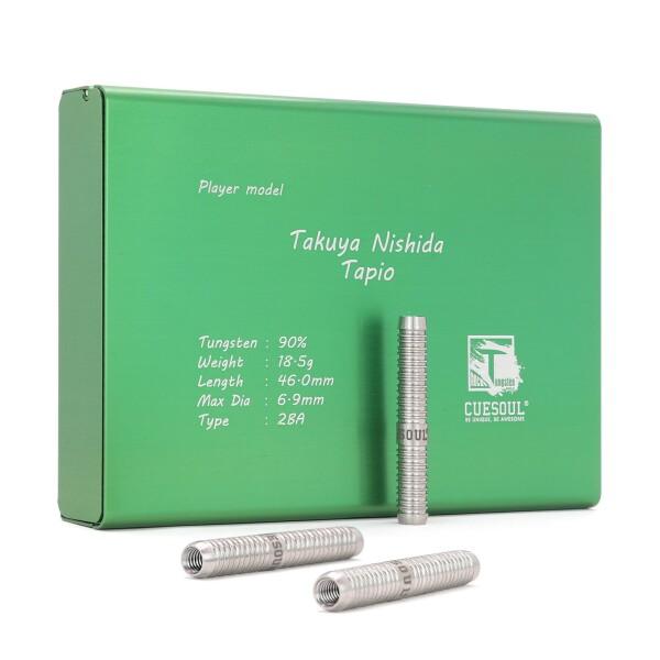 CUESOUL 西田拓也プロモデル'Tapio' 90% タングステン ソフトチップ ダーツセット ...