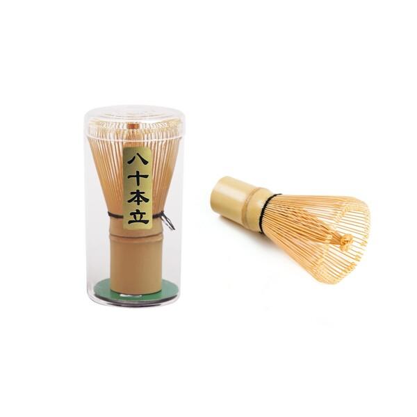 茶せん 茶筌 八十本立 竹製 茶道具 抹茶泡立て器 茶道用 (80本立)