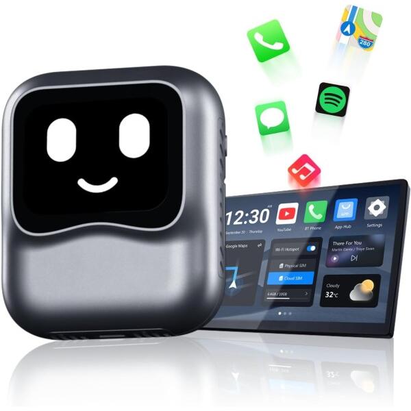オットキャストナノ OTTOCAST OttoAibox NANO CarPlay AI Box 2...