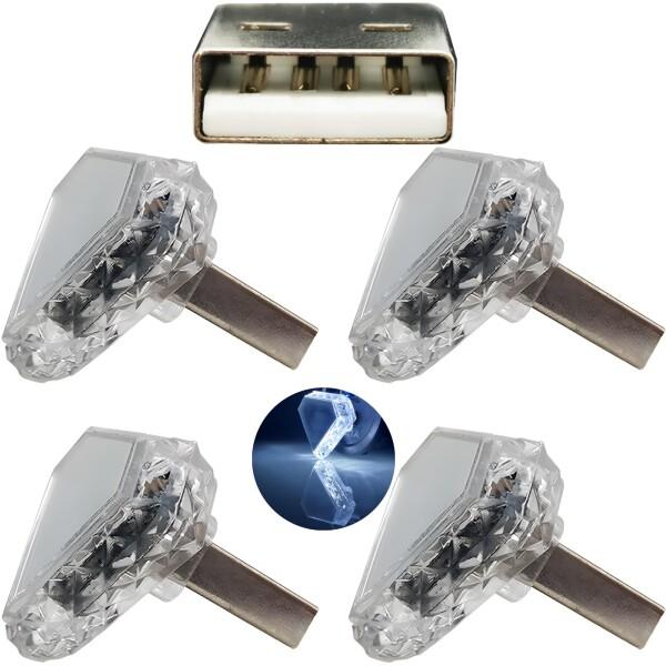 ミニ USB ナイトライト、CTRICALVER USB-Triangle (タッチ) ホワイト (...