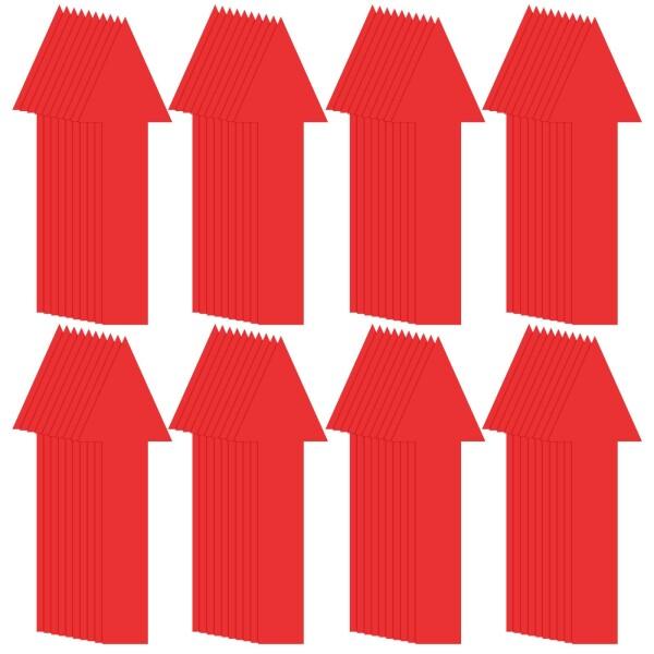 M METERXITY 80パックの矢印ステッカー 8インチPVC自己粘着矢印サイン 床 道路 壁 ...