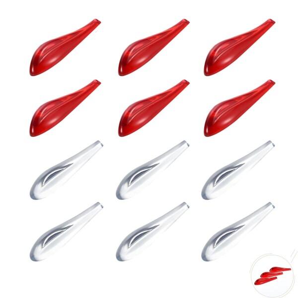 Mirhua ボルテックスジェネレーター 12パック ノイズ低減 衝突防止簡単取り付け カーエクステ...