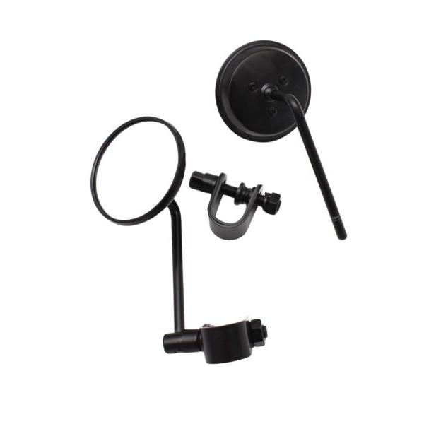 To all Genie クランプミラー 丸 22.2mm バイク ハンドル クランプ ミラー アン...