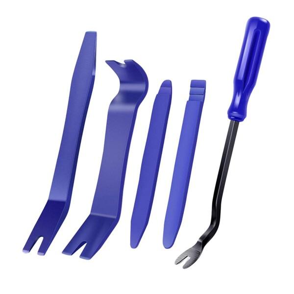 内張り剥がし 自動車内張り外し 新しいPP素材 耐久性（ パネルはがし4点＋ クリップクランプツ