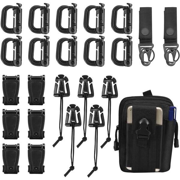 ウェブドミネーター Dリング MOLLE対応 360 回転 Dリング ウェビングクリップ ギアクリッ...