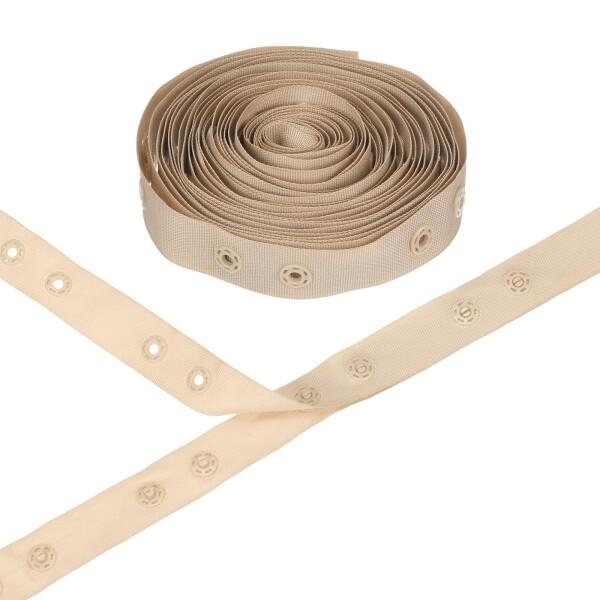 M METERXITY プラスチックスナップボタン 5ヤード プラスチックスナップ ポリエステルテー...