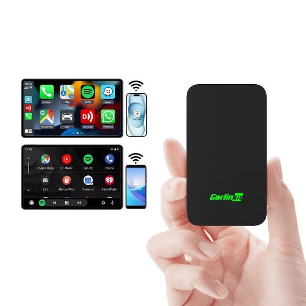 CarlinKit 5.0 ワイヤレスCarPlay/Android Auto アダプター 運行高速...