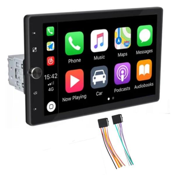 カーステレオ Carplay &amp; Android Auto 10 インチタッチスクリーン 1Din ...