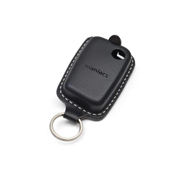 maniacs Leather key shell （VW-E type） (ブラックレザー × シ...