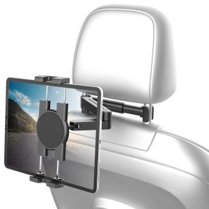 woleyi タブレットホルダー 車載ホルダー ヘッドレストipadホルダー 後部座席用 携帯ホルダー 伸縮