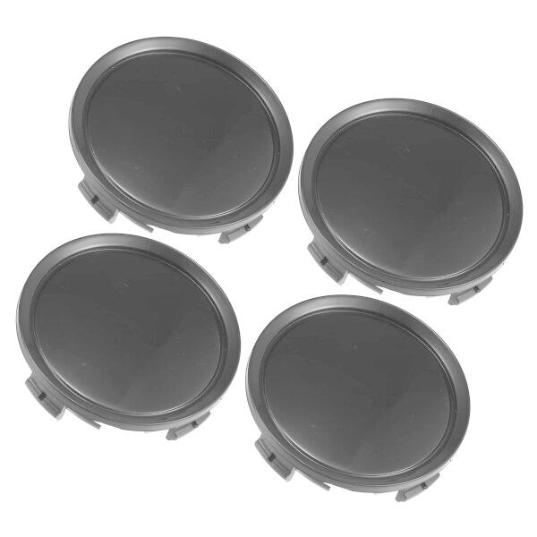 ACROPIX ホイールタイヤセンターハブキャップカバー ユニバーサル 75 mm直径 4クリップ ...