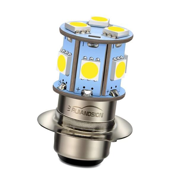 Ruiandsion H6M P15D LED電球 DC直流 6-30V 5050 9SMD LED...