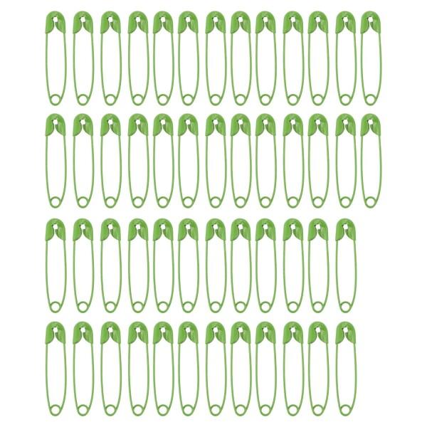 CAPASTEC カラー安全ピン 塗装された安全ピン30mm ニッケルメッキ スモール 裁縫ピン ブ...