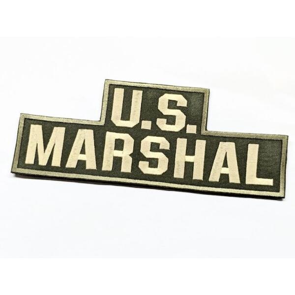 明日香縫製 パネルパッチ (US MARSHAL(RG 200x80mm 凸型))