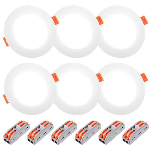 LEDダウンライト[ファイ]80天井埋込型 60形拡散タイプLED一体形6W 昼白色 6000K軒下...