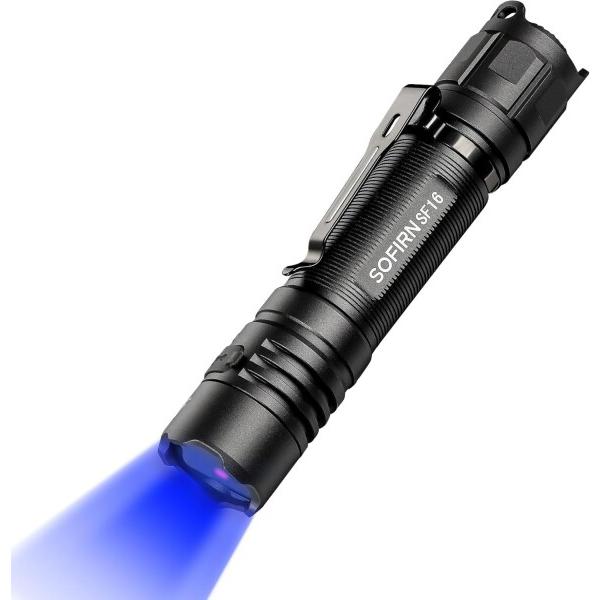 Sofirn SF16 ブラックライト 365nm UVライト 紫外線ライト 強力 小型 USB T...