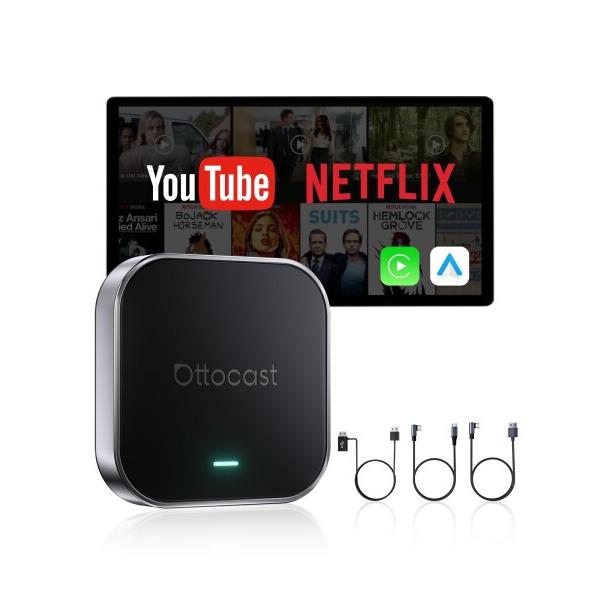 オットキャスト e2 カープレイ aiボックス OTTOCAST 2025新型OttoAibox E...