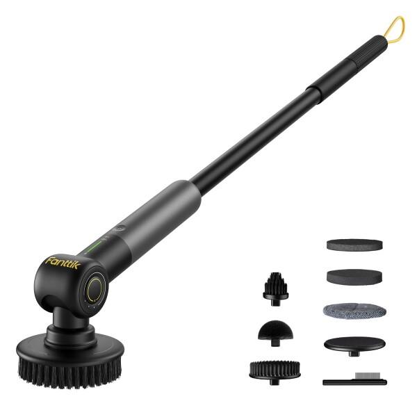 Fanttik Flip G9 Pro 電動スピンスクラバー 2段回転速度 バスクリーナー 6種ブラ...