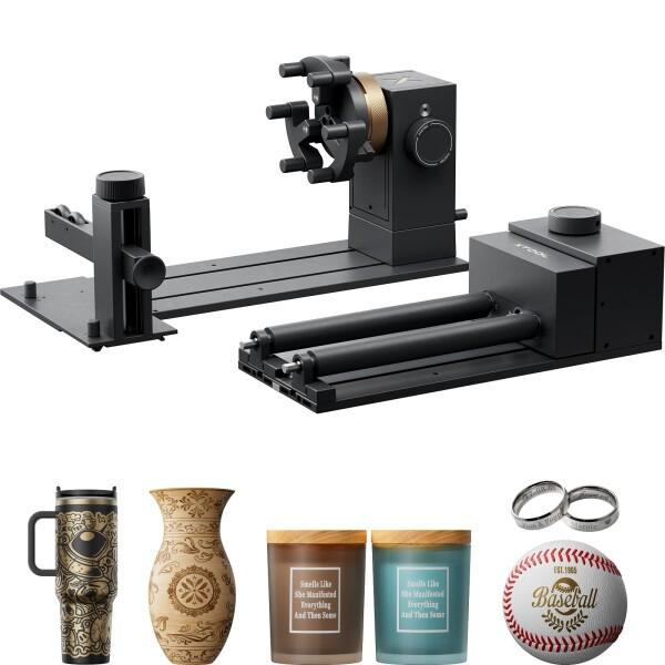 xTool RA3 スマート MagSwap ロータリーアタッチメント xTool P3 F2 レー...