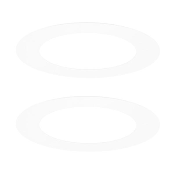 M METERXITY 2-Pack 2インチ埋め込みライト用グーフリング 2.4インチ内径3.6イ...