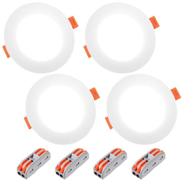 LEDダウンライト[ファイ]80天井埋込型 60形拡散タイプLED一体形6W 昼白色 6000K軒下...