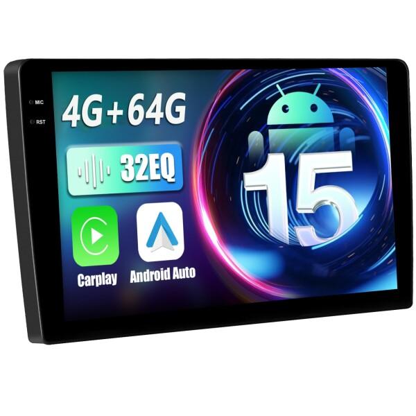 AUOMETO 10インチ Android 2DIN ディスプレイオーディオ、4G+64G、アンドロ...