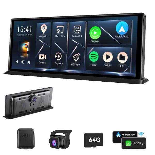 OBDPEAK K60 Pro Android 14ドライブレコーダー 11.3インチ ポータブル ...