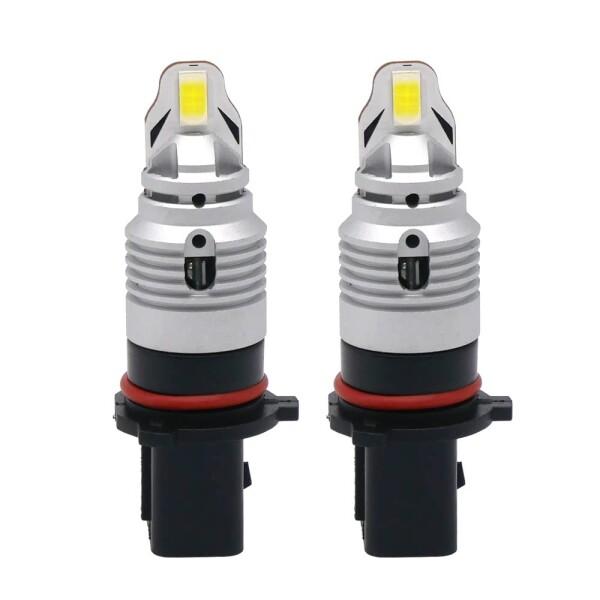 LED 汎用 一体型 フォグランプ PSX26 ホワイト 6500K 3000LM 高輝度 爆光 明...