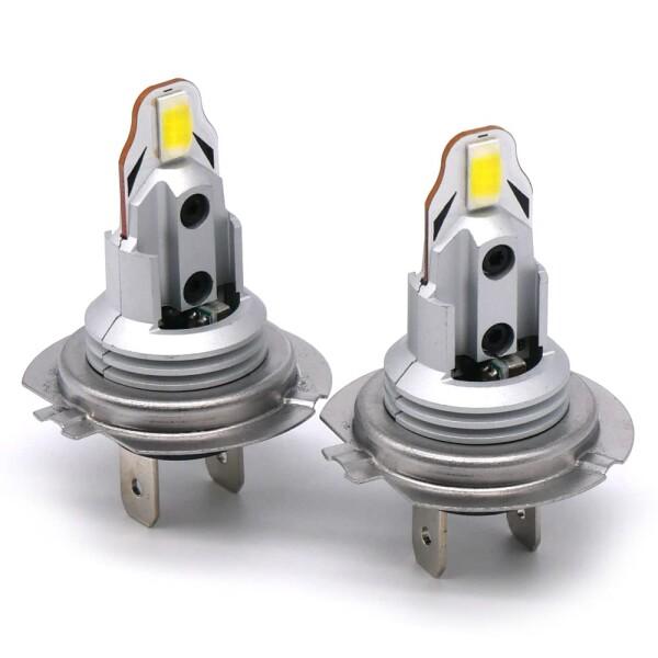 LED 汎用 一体型 フォグランプ H7 ホワイト 6500K 3000LM 高輝度 爆光 明るい ...