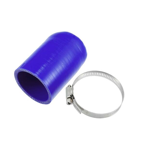 ACROPIX 耐熱耐油 内径50mm 長さ80mm 厚さ5mm ブルー ホースバンド付属 密封強化...