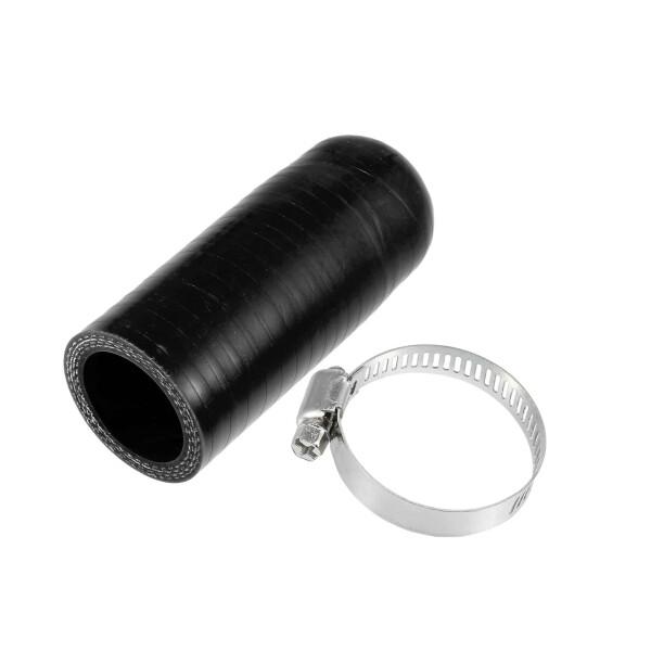 ACROPIX 耐熱耐油 内径28mm 長さ80mm 厚さ5mm ブラック ホースバンド付属 密封強...