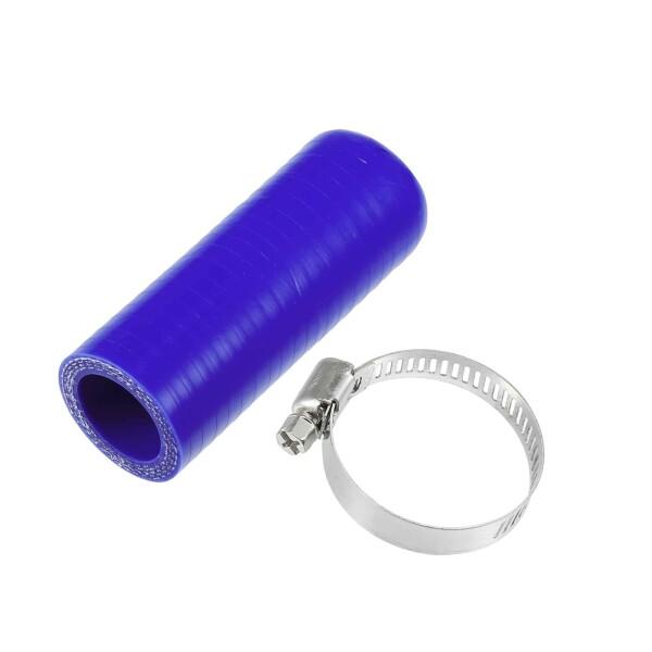 ACROPIX 耐熱耐油 内径22mm 長さ80mm 厚さ5mm ブルー ホースバンド付属 密封強化...