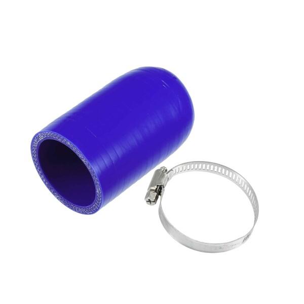 ACROPIX 耐熱耐油 内径45mm 長さ80mm 厚さ5mm ブルー ホースバンド付属 密封強化...