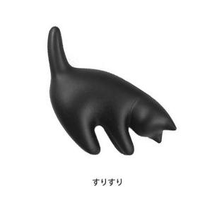 ネコ磁石2 すりすり　ねこ/黒猫/猫雑貨/マグネット/文具｜hakushindo