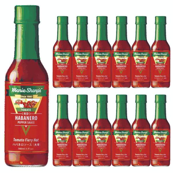 マリーシャープス ハバネロソース トマトファイアリーホット 大辛 148ml 12本入ケース Mar...