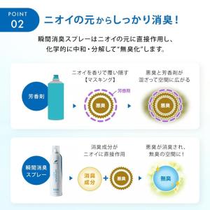 無臭 無香料 瞬間消臭スプレー 420ml |...の詳細画像4