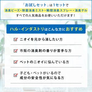 消臭剤 お試し5点セット | 無臭 無香料 消...の詳細画像3