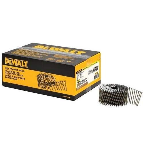 DEWALT DWC8R113DG Coil Framing Nail, 2-1/2&quot; L, Rou...