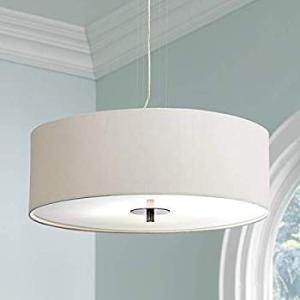 White Four Light 24" Wide Pendant Chandelier - Possini Euro Design｜hal-proshop2