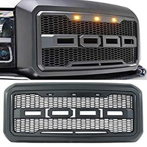 2011-2016 Ford F-250 F-350 Super Duty R Style Matte Black Grille｜hal-proshop2