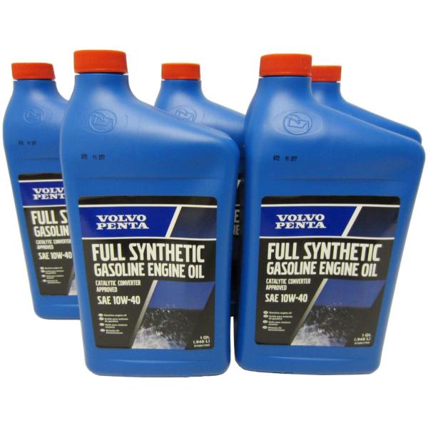 Volvo Penta OEM Synthetic Engine Oil 10w-40 Quart ...