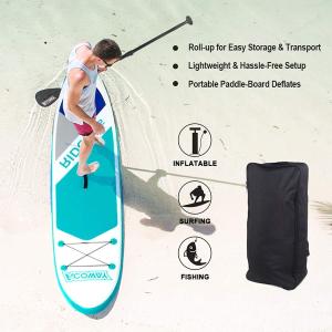 ACOWAY Inflatable Paddle Boards, 10'6" × 32" × 6" Youth Paddle Board,｜hal-proshop2