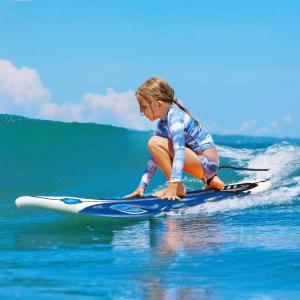 GYMAX Surfboard, 6FT Stand Up Paddle Board with Removable Fins & Safet｜hal-proshop2
