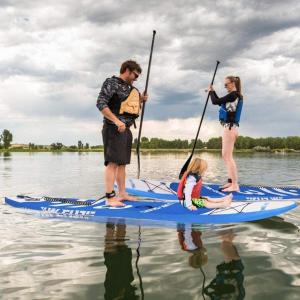 10' Inflatable Super Stand Up Paddle Board, Surfboard Adjustable Fin P｜hal-proshop2