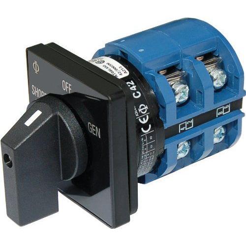 AC Rotary Switch - OFF + 2 Positions 120V AC 65A