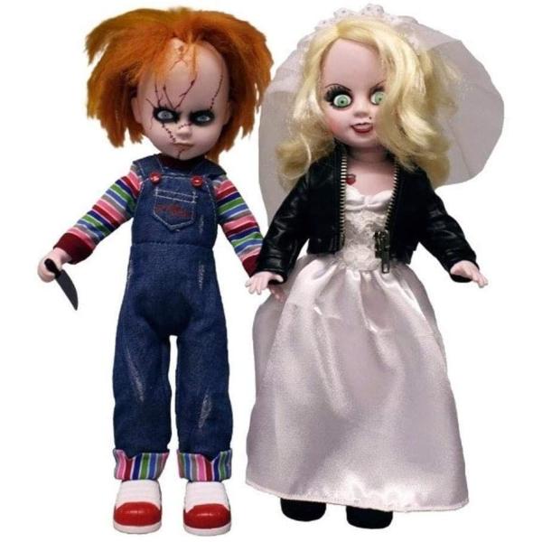 Mezco LDD Presents Chucky and Tiffany Figures Box ...